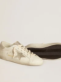 Women’s Super-Star in nappa leather with Swarovski crystal star and heel tab