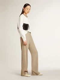 Women’s Super-Star in nappa leather with Swarovski crystal star and heel tab