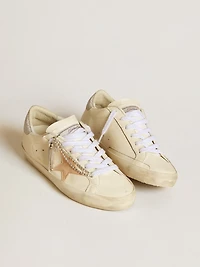 Women's Super-Star LTD nappa leather with nude star and glitter heel tab