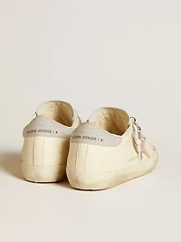 Women's Super-Star LTD nappa leather with nude star and glitter heel tab