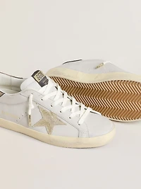 Super-Star with crackle leather star and metallic foiled heel tab