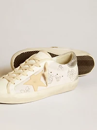 Women's Super-Star LTD with Swarovski crystals and smoke gray leather star
