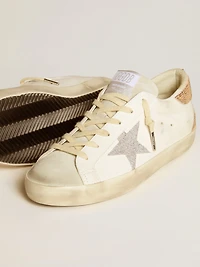 Women’s Super-Star leather with Swarovski crystal star and heel tab