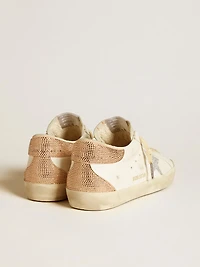 Women’s Super-Star leather with Swarovski crystal star and heel tab