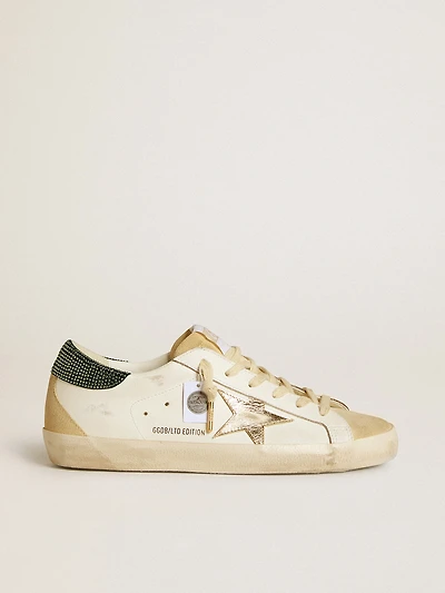 Women’s Super-Star LTD with leather star and Swarovski crystals heel tab