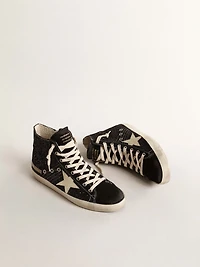 Francy Penstar LTD glitter with ivory star and black heel tab