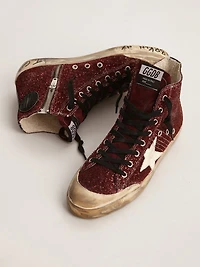 Francy Penstar glitter with white leather star