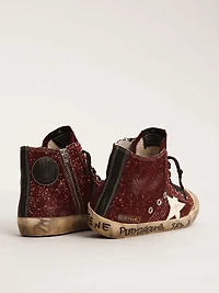 Francy Penstar glitter with white leather star