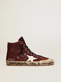 Francy Penstar glitter with white leather star