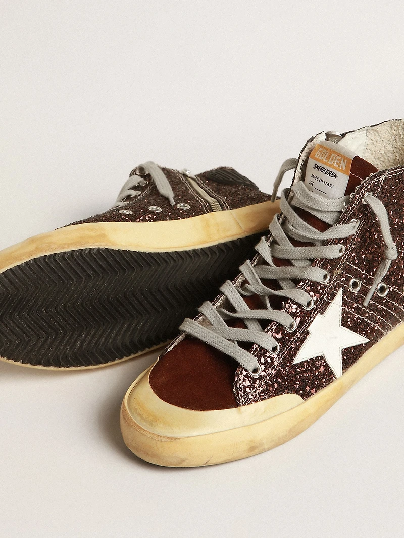 Francy Penstar glitter with white leather star
