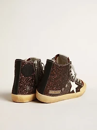 Francy Penstar glitter with white leather star