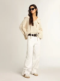 Women's Ball star with leopard print pony skin and black heel tab