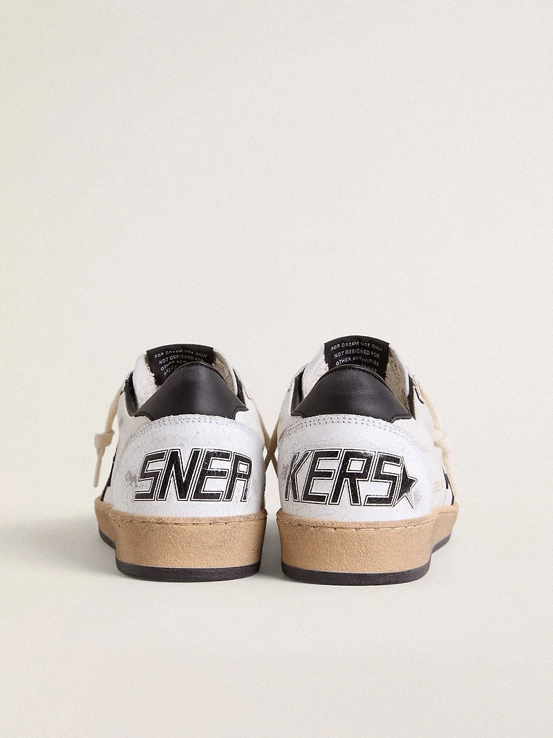 Women's Ball star nappa with black and heel tab