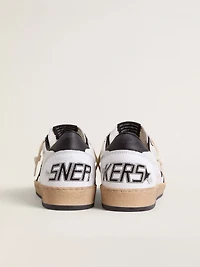 Women's Ball star nappa with black and heel tab