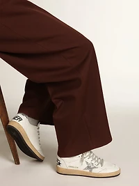 Women's Ball star nappa with white and glitter heel tab