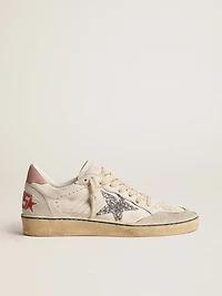 Ball star LTD with glitter and pink suede heel tab