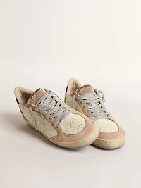 Women's Ball star LTD with white and burgundy leather heel tab