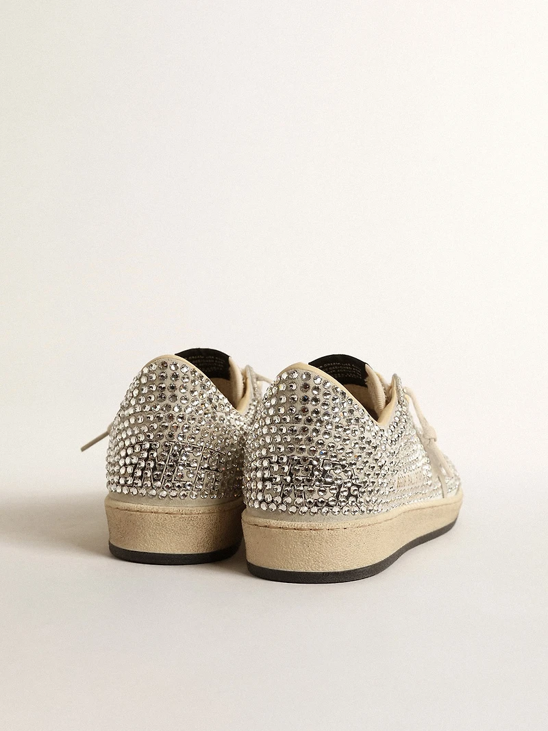 Women’s Ball star LTD with Swarovski crystals and gray suede