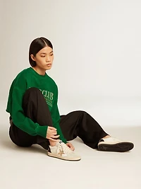 Women’s Ball star LTD nappa and suede with glitter black heel tab