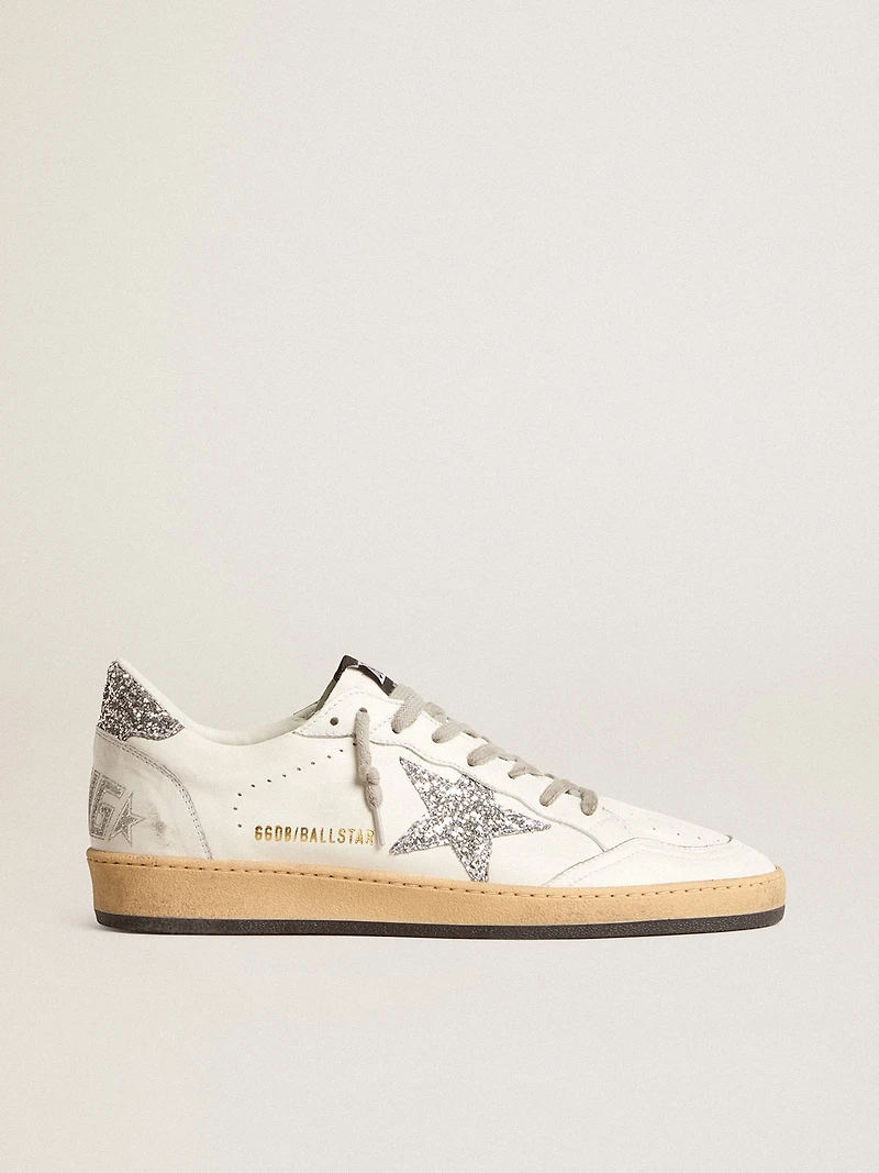 Women’s Ball star Wishes nappa leather with glitter and heel tab
