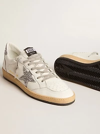 Women’s Ball star Wishes nappa leather with glitter and heel tab