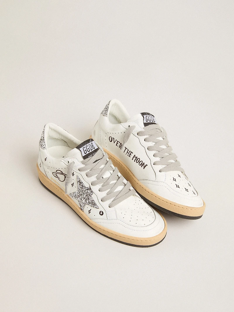 Women’s Ball star Wishes nappa leather with glitter and heel tab
