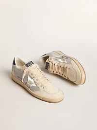Women's Ball star LTD Swarovski crystals and leather with gold laminated