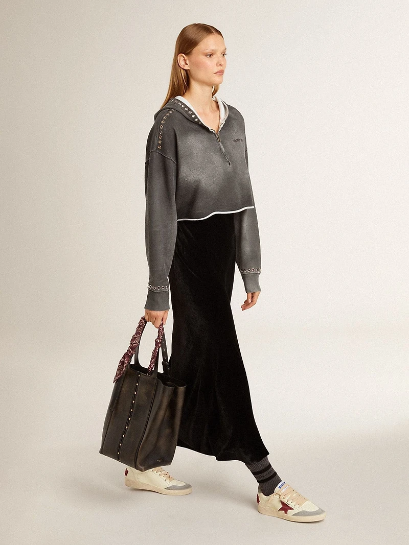 Women's Ball star LTD nappa with leather and silver suede heel tab