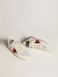 Women's Ball star LTD with red leather and pink glitter heel tab