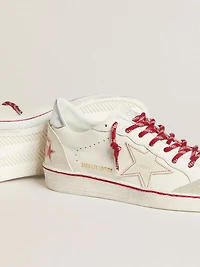 Women’s Ball Star LTD LNY white leather with a lived-in effect