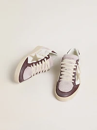 Women's Ball star LTD nappa with platinum foiled leather and burgundy nubuck heel tab