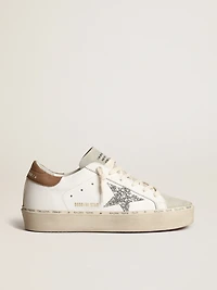 Women’s Hi star with silver glitter and dove-gray nubuck heel tab