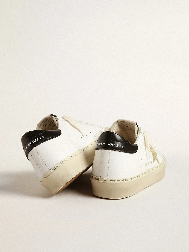 Hi star with Swarovski crystal and black heel tab