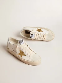 Hi star with Swarovski crystal and silver leather heel tab