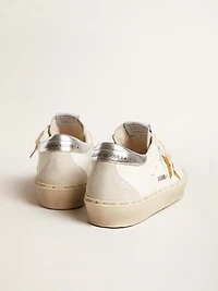 Hi star with Swarovski crystal and silver leather heel tab