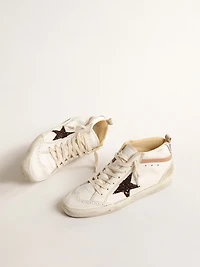 Mid star LTD nappa with glitter and nude leather flash