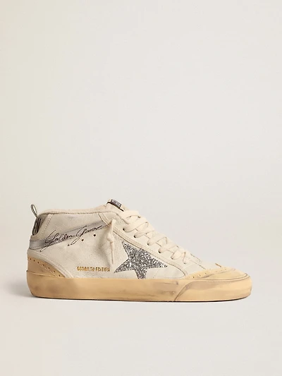 Mid star LTD with glitter and metallic leather flash