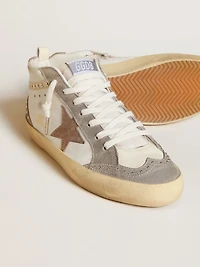 Women's Mid star nappa and suede with light brown metallic leather