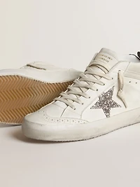 Women's Mid star with silver glitter and black laminated heel tab