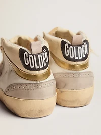Women's Mid star with light gray suede and gold flash