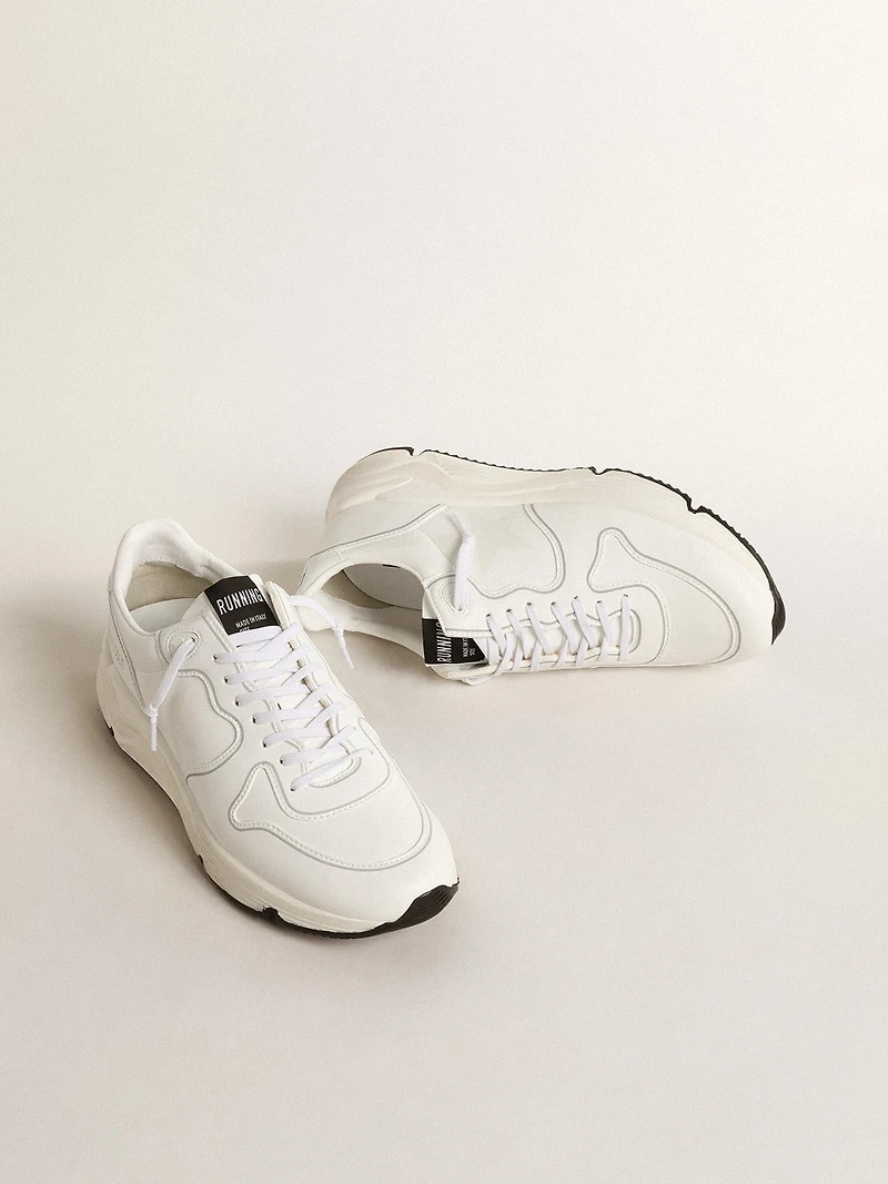 Women’s bio-based Running Sole with white star and heel tab