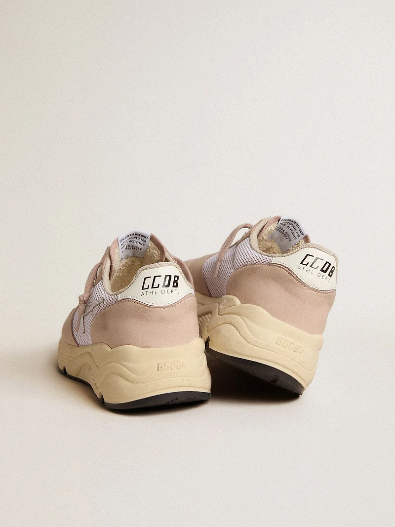 Women’s Running Sole mesh and nubuck with silver metallic leather star