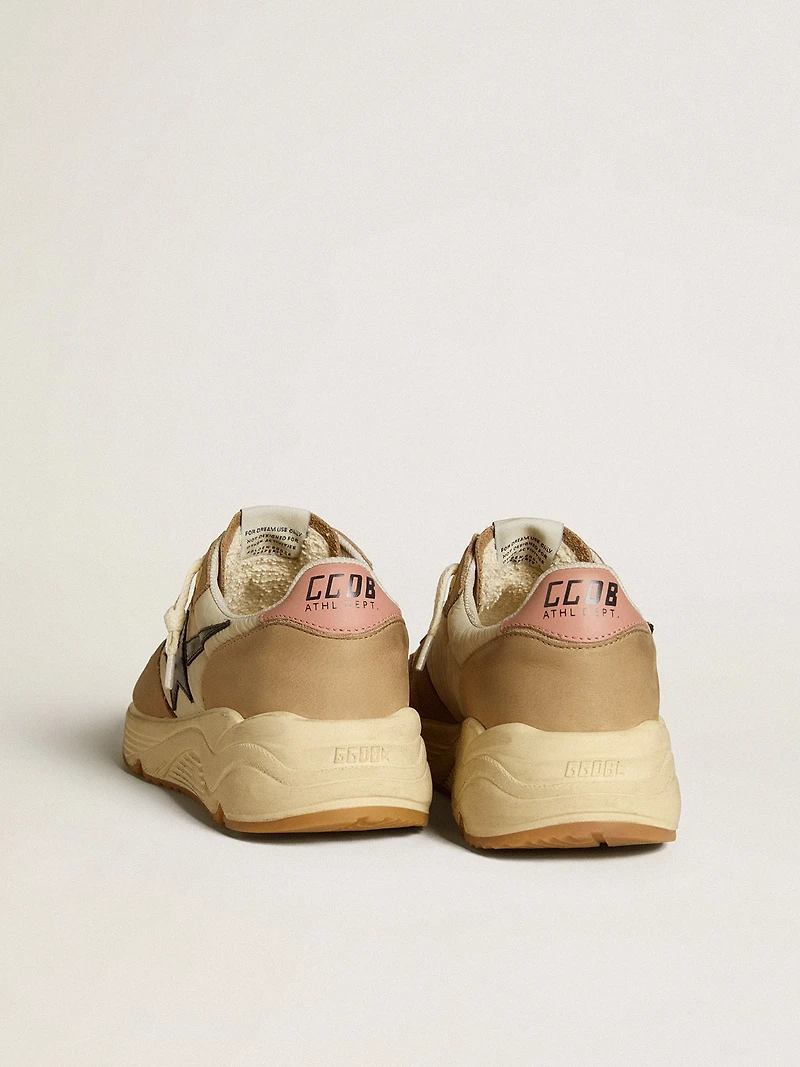 Running Sole LTD nylon and nubuck with leather star heel tab