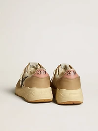 Running Sole LTD nylon and nubuck with leather star heel tab