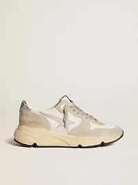 Running Sole LTD in mesh with leather star and glitter heel tab