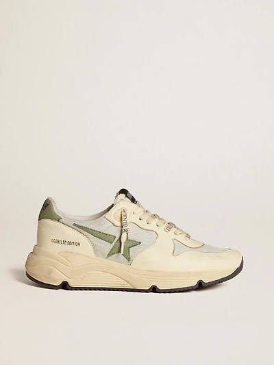 Women’s Running Sole LTD in nylon and nappa with nubuck star and heel tab