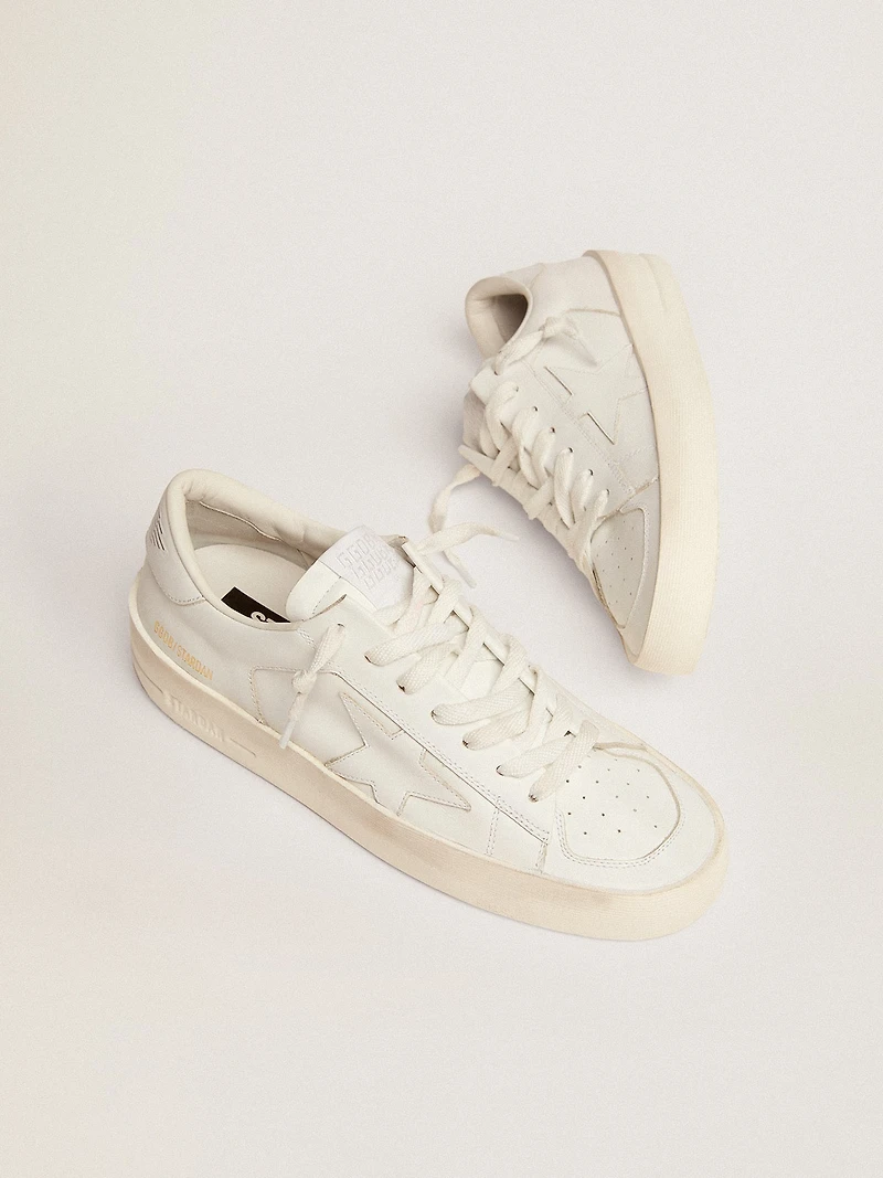 Women's Stardan total white leather