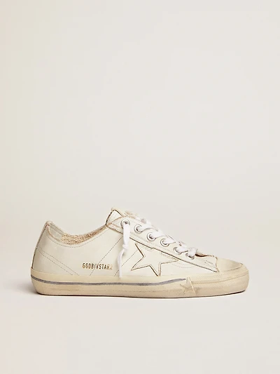 Women's V-Star vintage effect leather