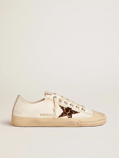 V-Star LTD nappa with pony skin star and silver heel tab