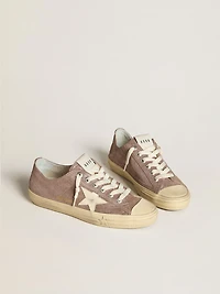 Women's V-Star light brown metallic suede with cream leather star